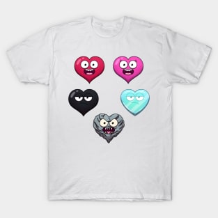 Types Of Hearts T-Shirt